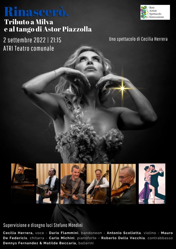 Rinascerò: Tributo a Milva e al tango di Astor Piazzolla (info e biglietti)